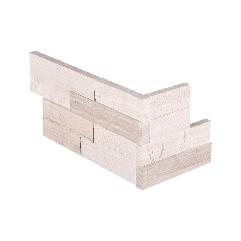 WHITE OAK MULTI SPLITFACE CORNER Wall Tile - Shop at Home Craft Studio - 1