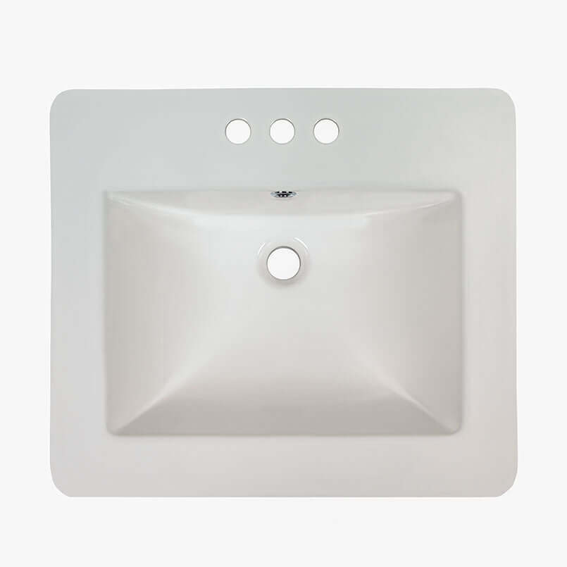 WHITE OM RECTANGLE SINK 2118 Sink - Shop at Home Craft Studio - 2