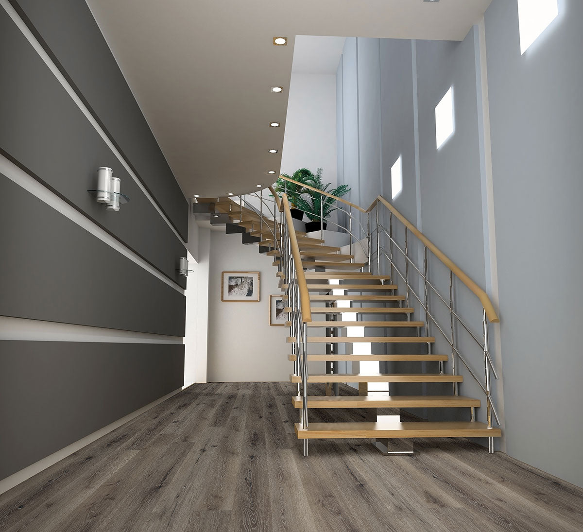 WILMONT CHARCOAL OAK 7x48 Luxury Vinyl Planks - Shop at Home Craft Studio - 5