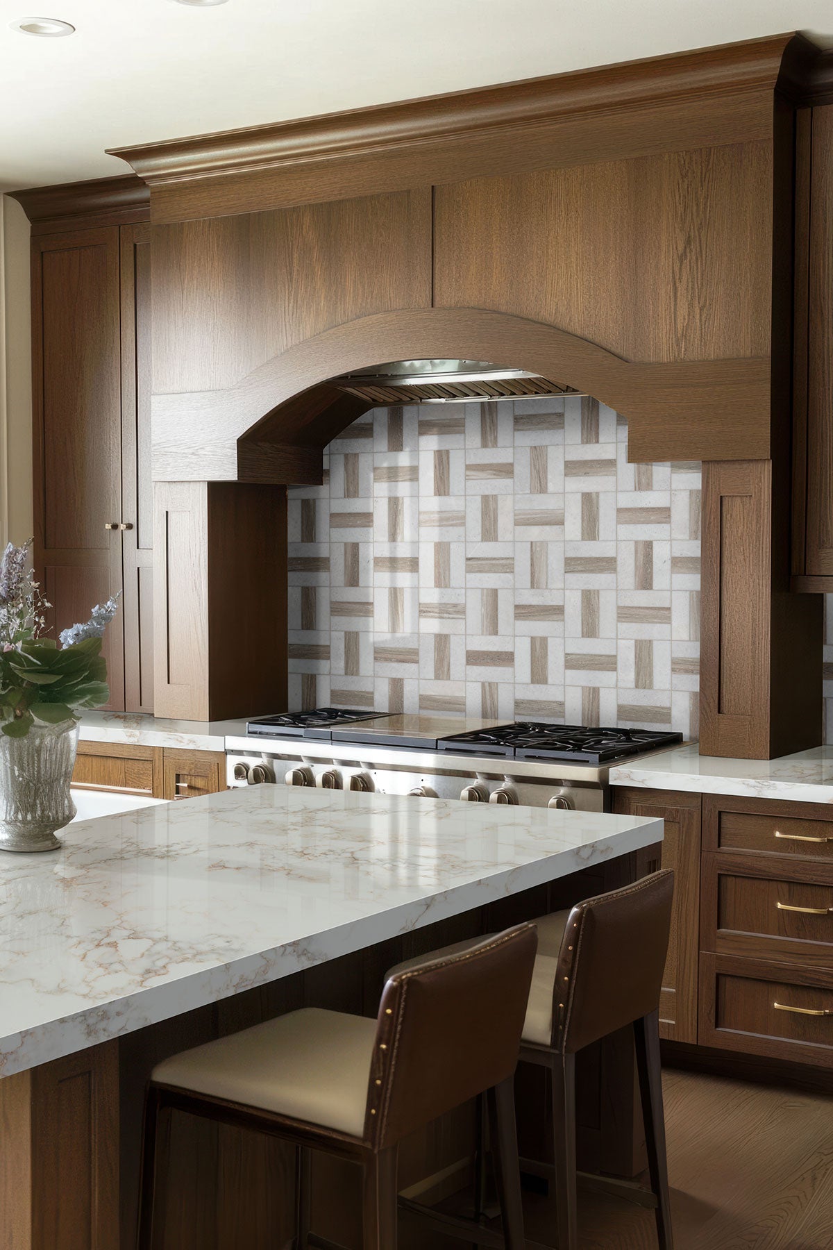 WINSLOW WEAVE POLISHED 10MM Backsplash & Wall Tile - Shop at Home Craft Studio - 6