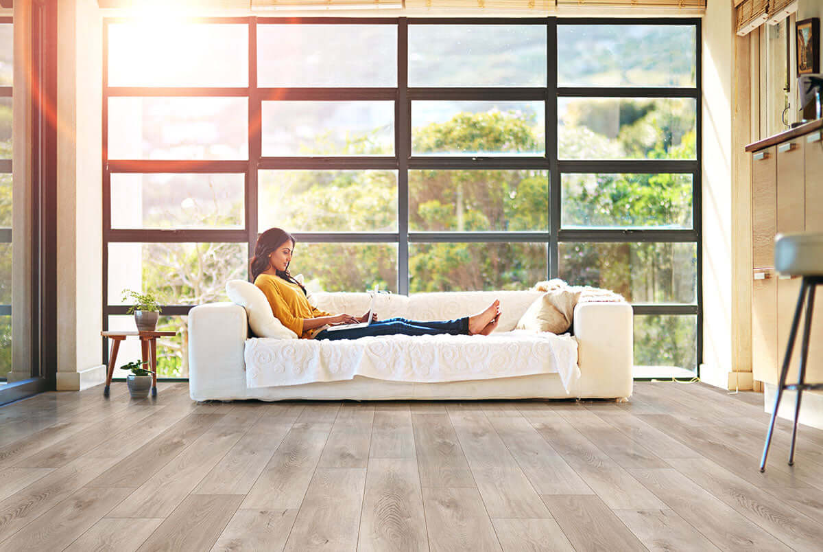 XL CYRUS WHITFIELD GRAY 9x60 Luxury Vinyl Planks - Shop at Home Craft Studio - 2