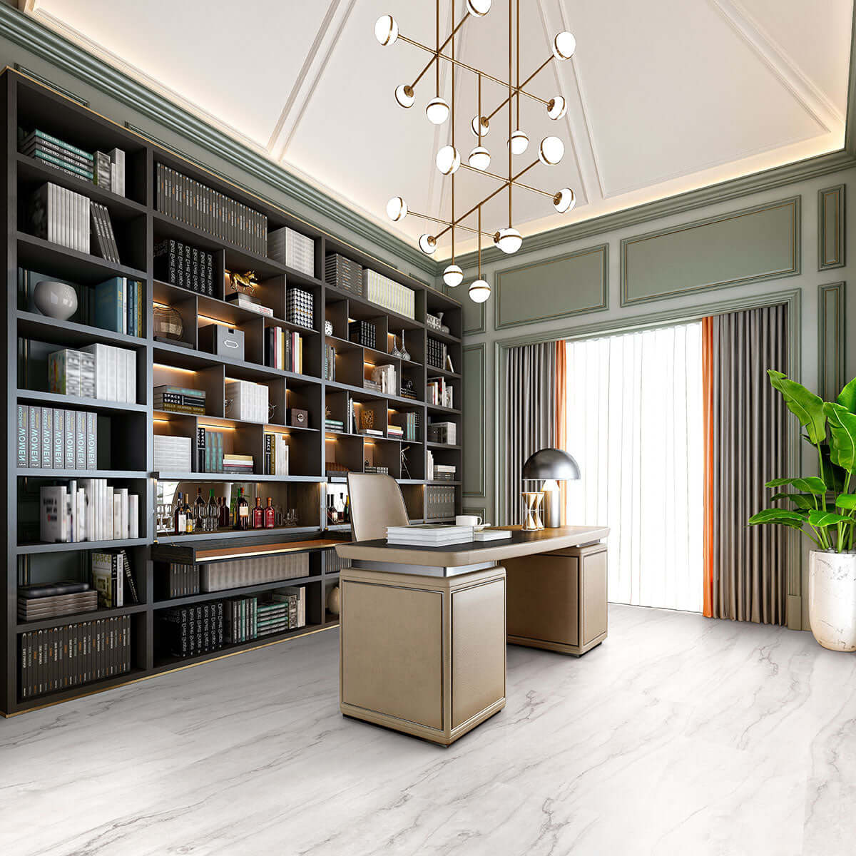 XL TRECENTO QUARZO TAJ 18x36 Luxury Vinyl Tile - Shop at Home Craft Studio - 4