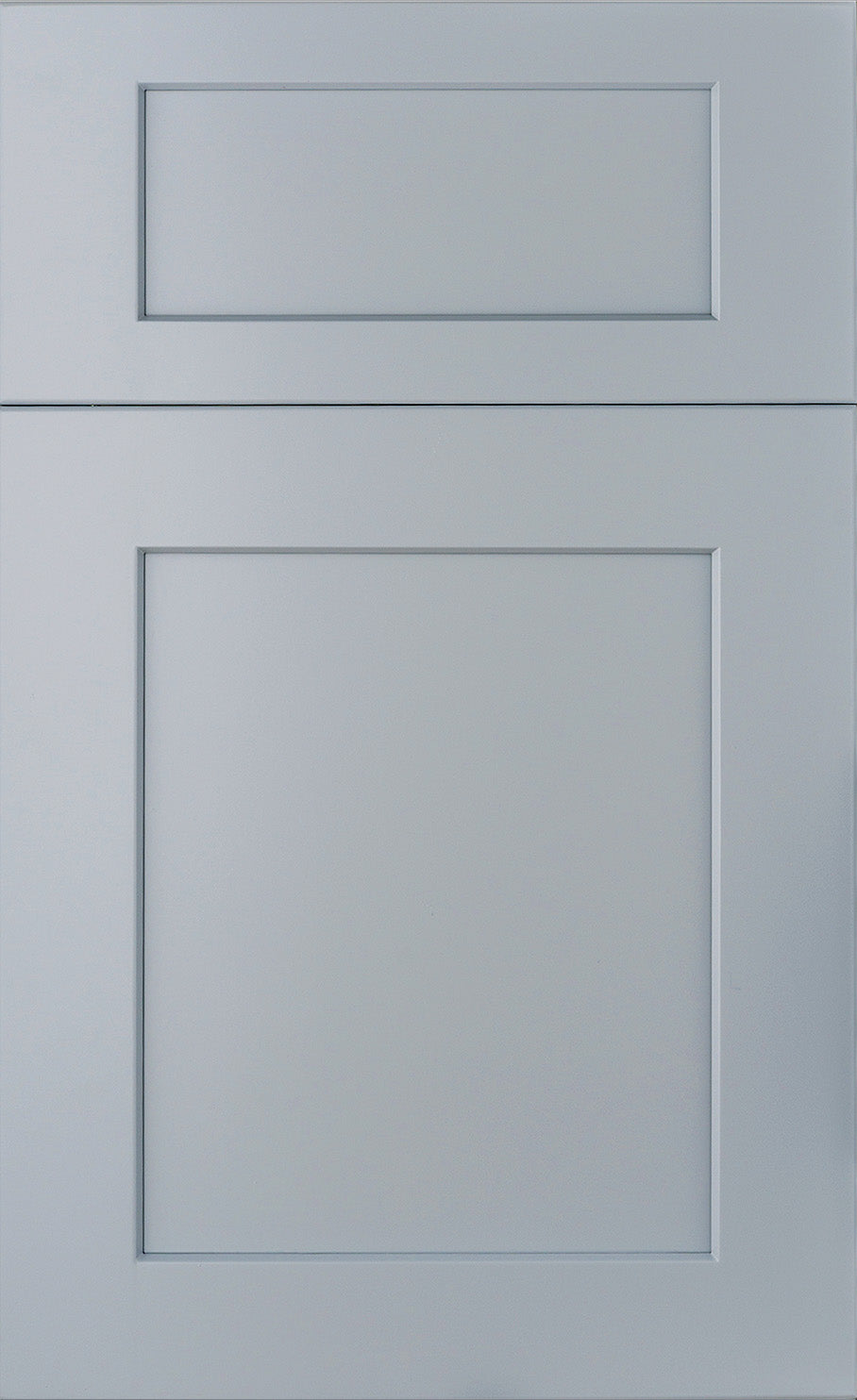 Basic Oxford Pastel door style featuring a sleek design with an inset center panel for refined elegance.