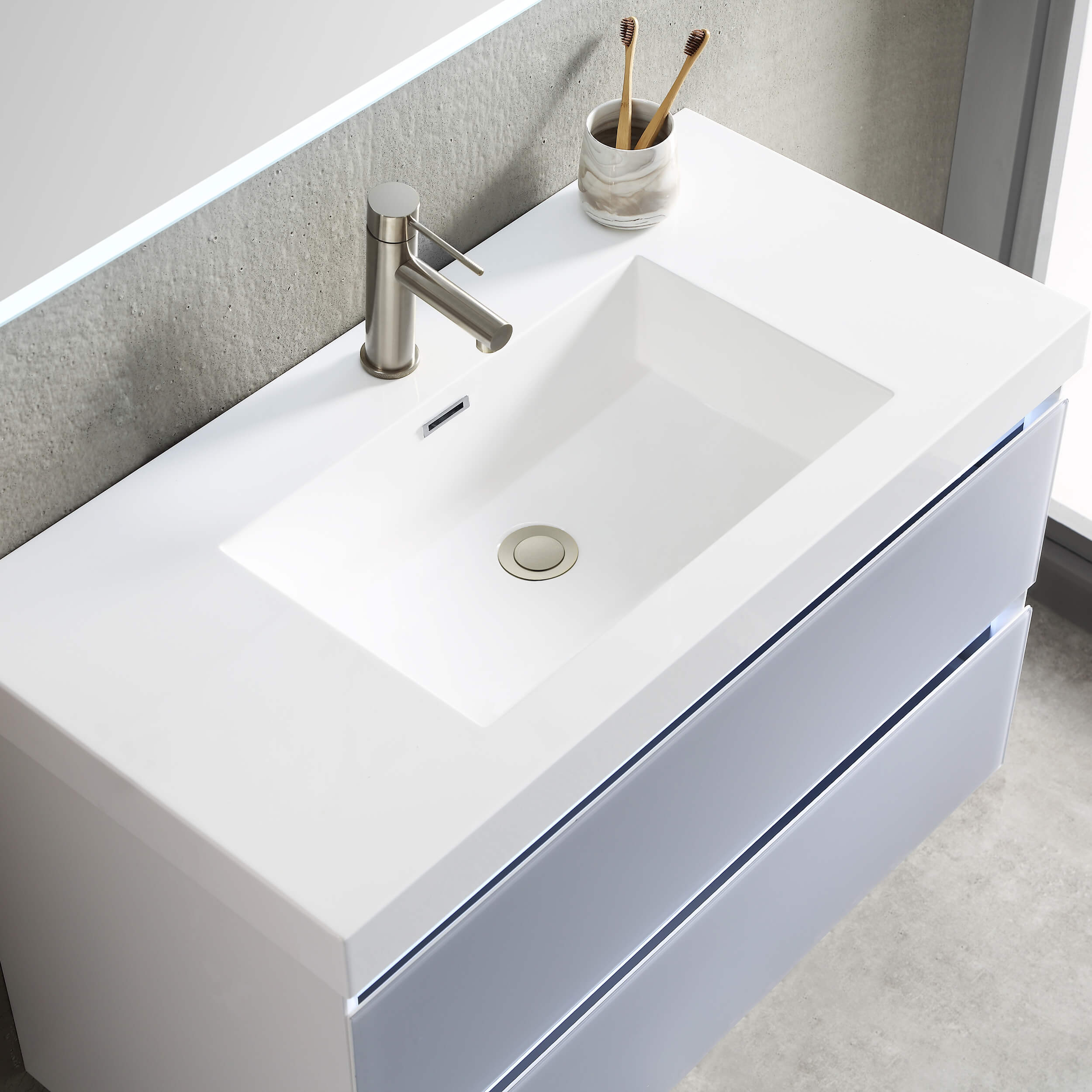 Bathroom Sink Pop Up Drain Stopper Small Cover with Overflow - PW-1