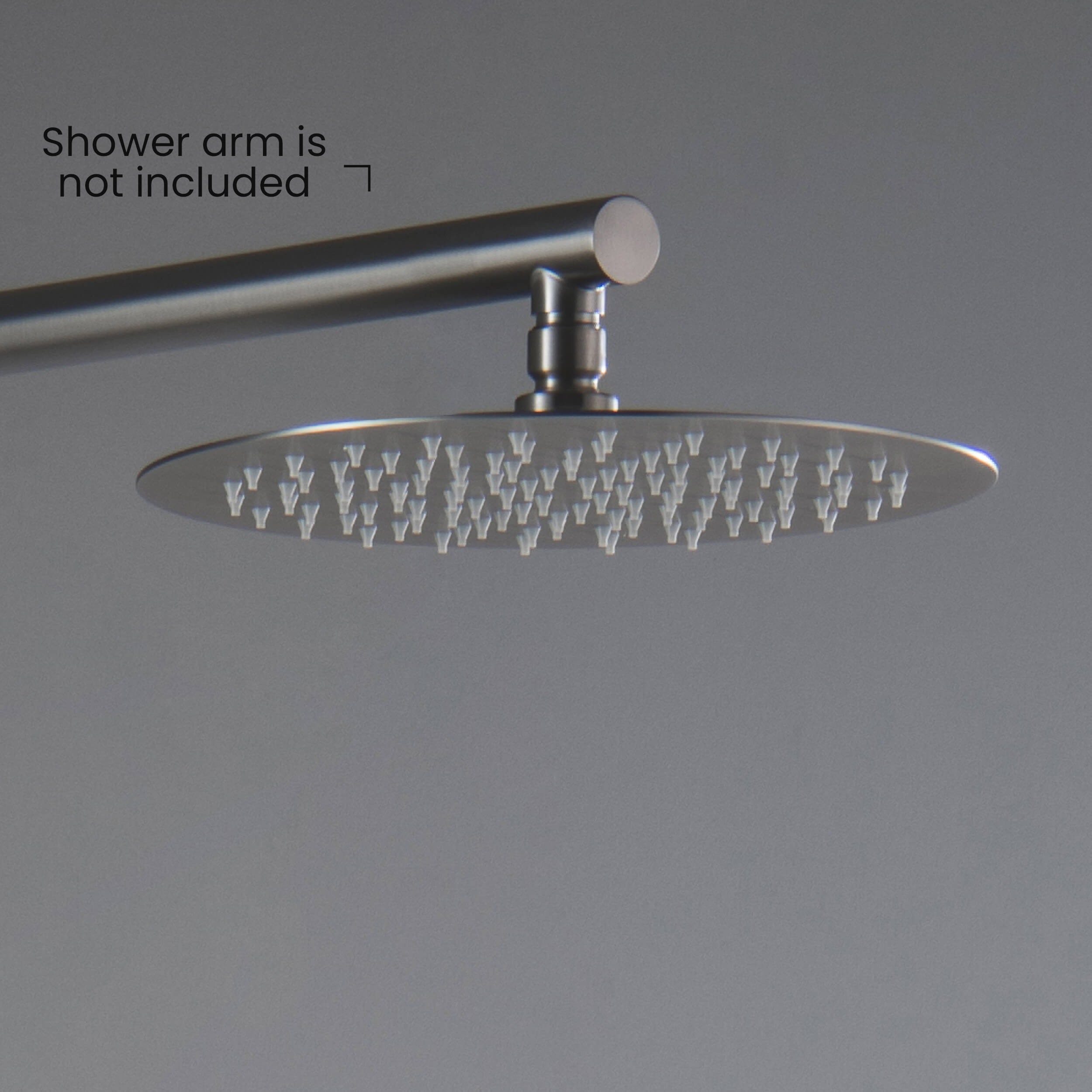 Halo 10" Metal Rain Shower Head 2mm Ultra Thin Profile - RS100