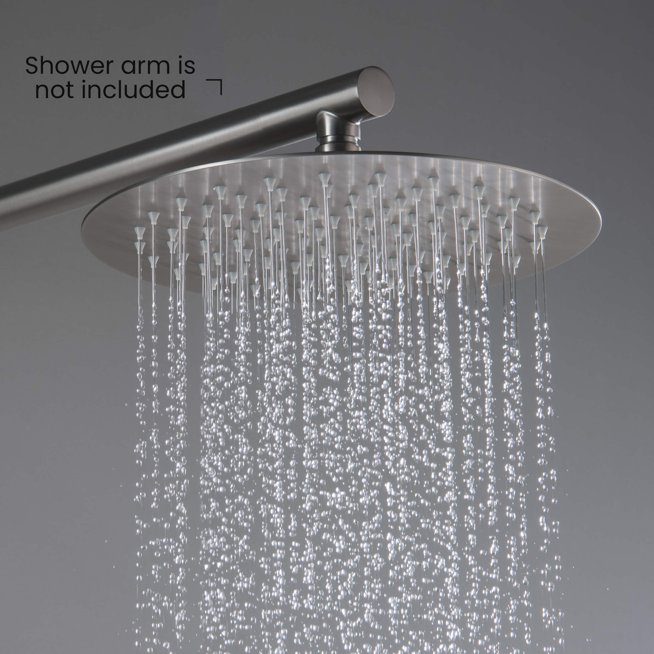 Halo 10" Metal Rain Shower Head 2mm Ultra Thin Profile - RS100