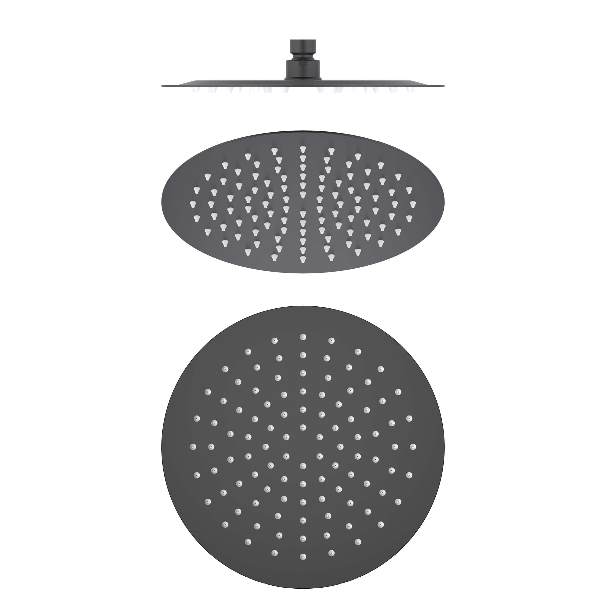 Halo 10" Metal Rain Shower Head 2mm Ultra Thin Profile - RS100