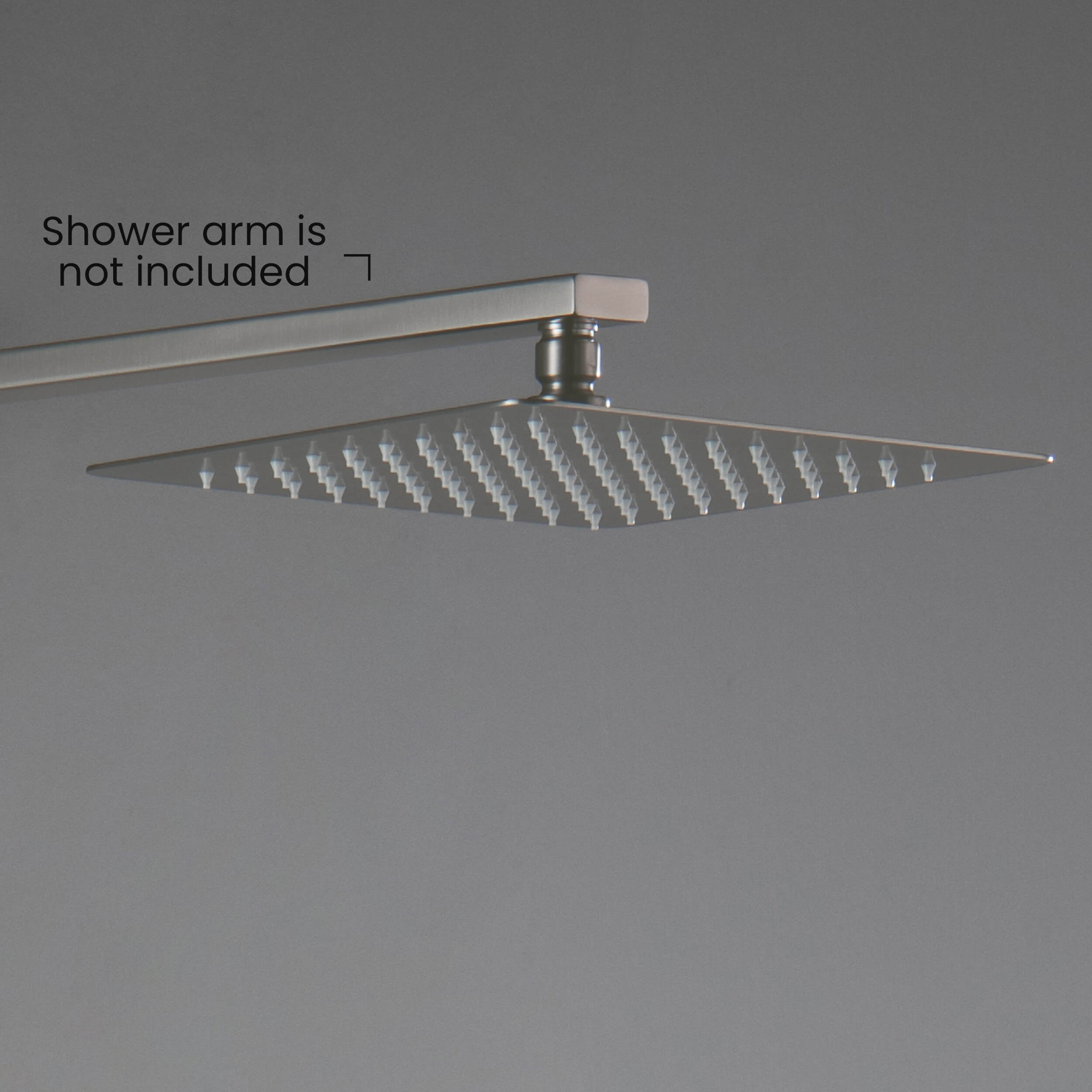Quadra 10" Metal Rain Shower Head 2mm Ultra Thin Profile - RS101