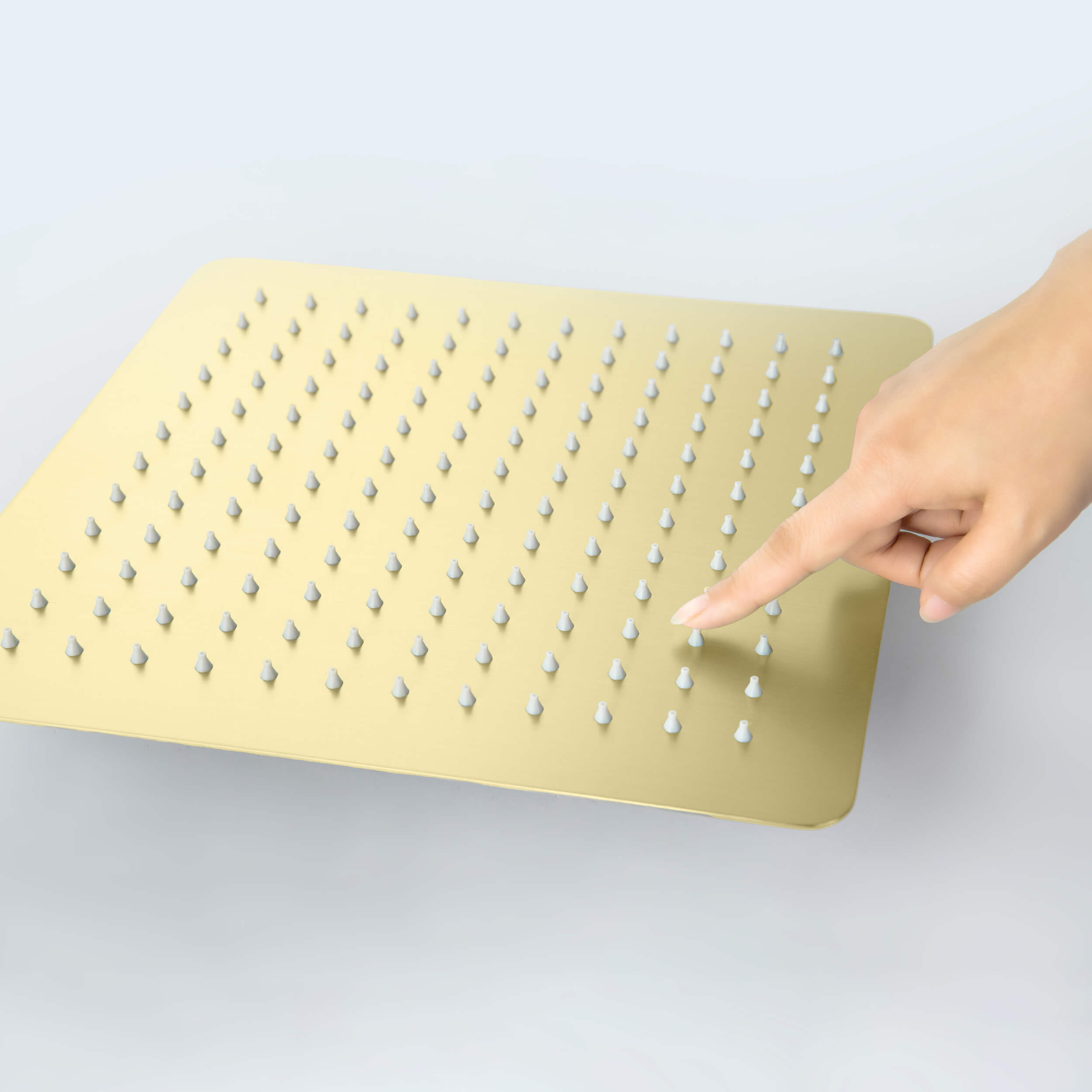 Quadra 12" Metal Rain Shower Head 2mm Ultra Thin Profile - RS103