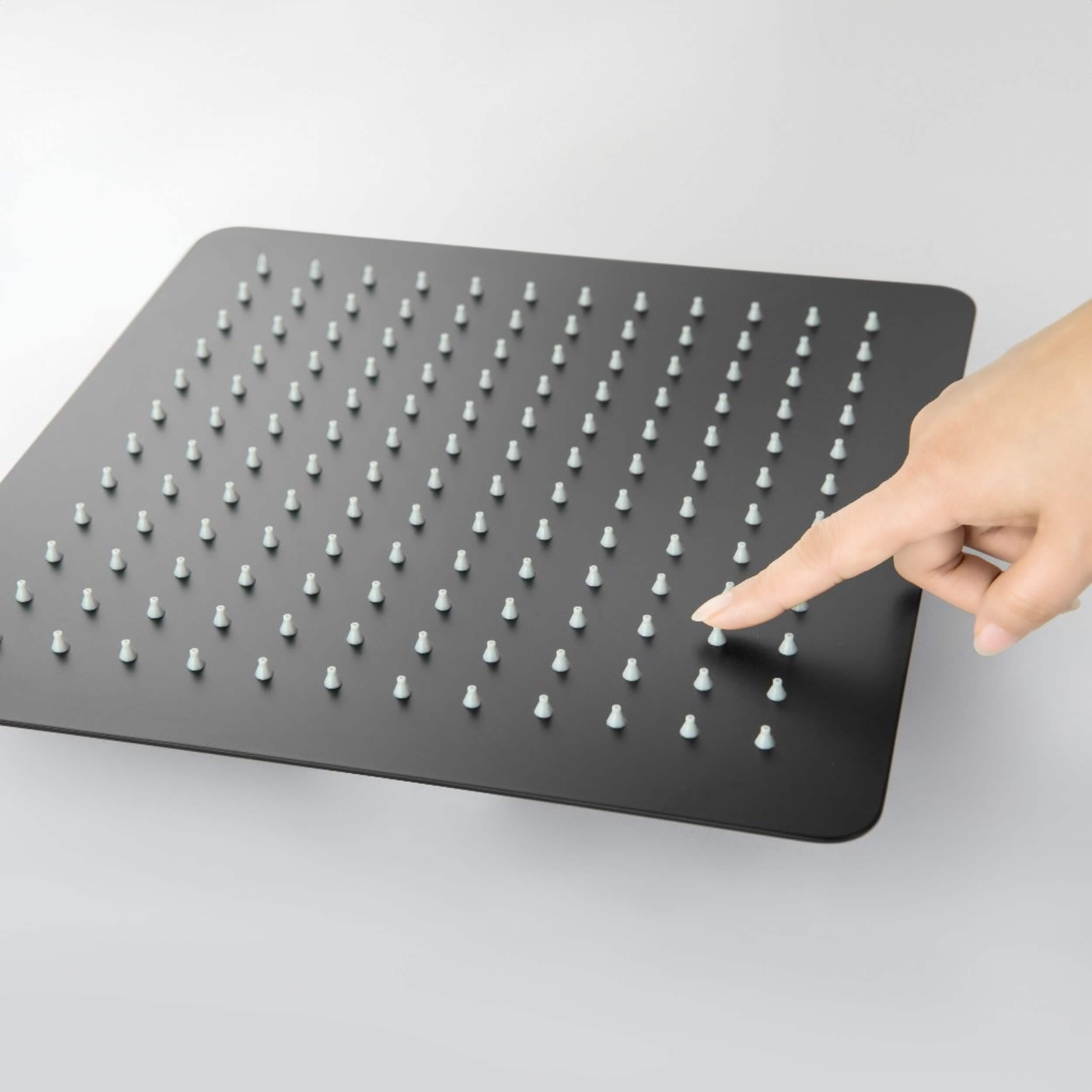 Quadra 12" Metal Rain Shower Head 2mm Ultra Thin Profile - RS103