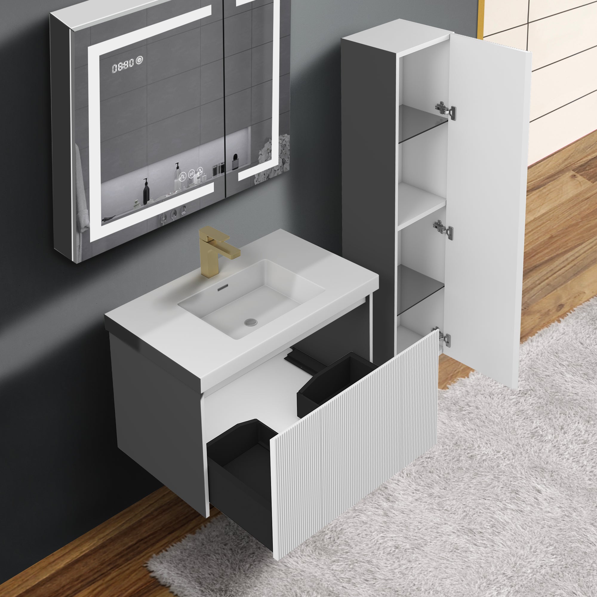 Positano 12″ Side Cabinet