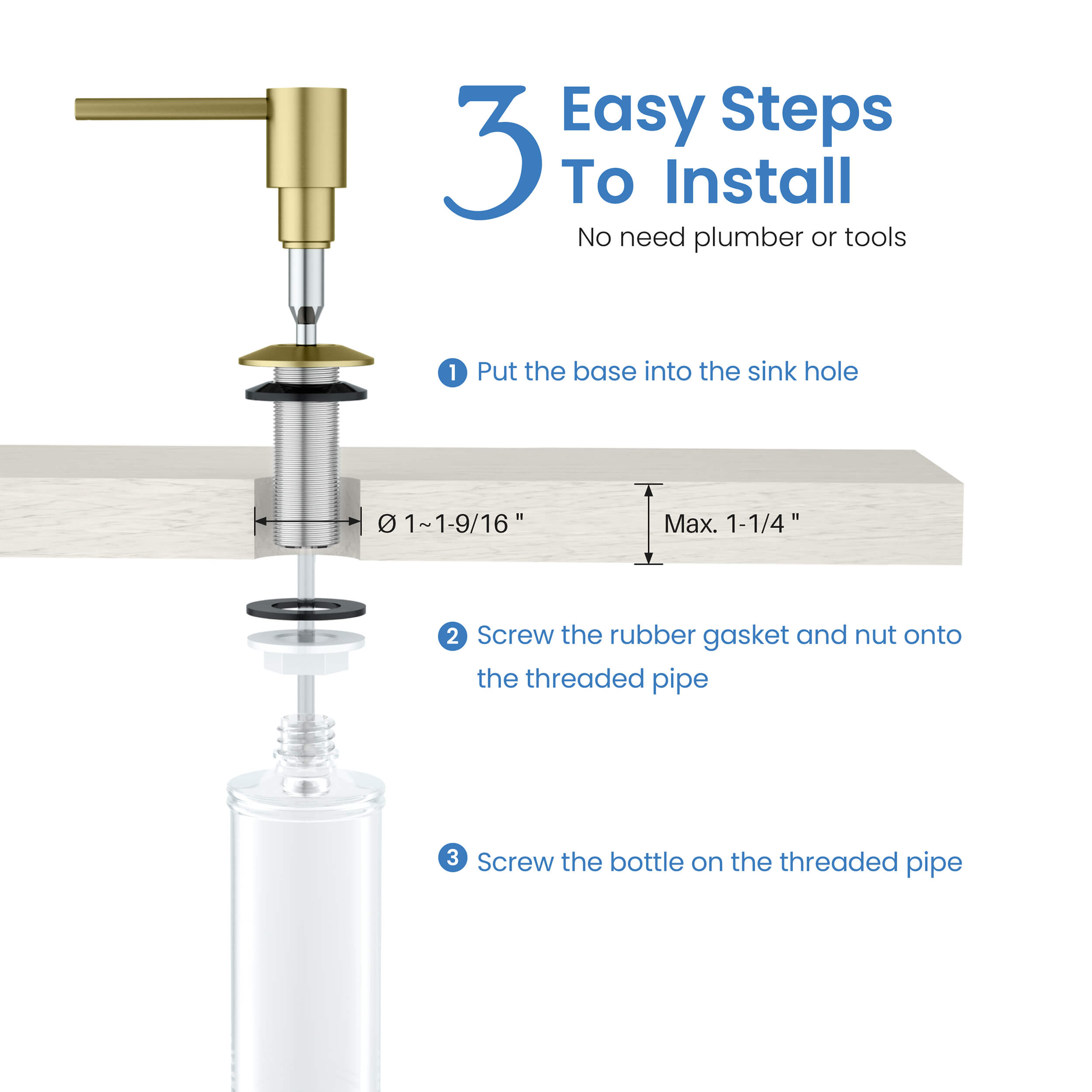 Kitchen Soap Dispenser - SD-1