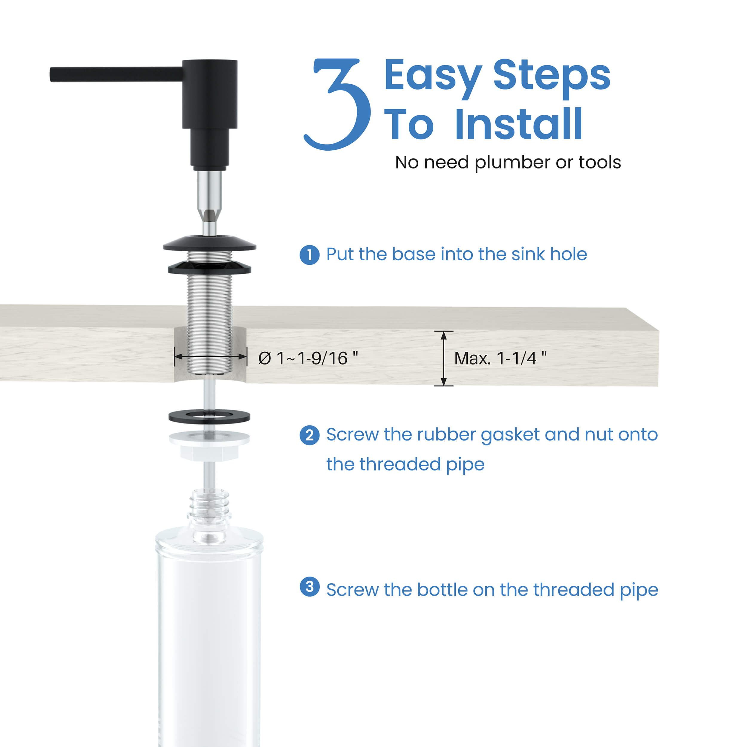 Kitchen Soap Dispenser - SD-1