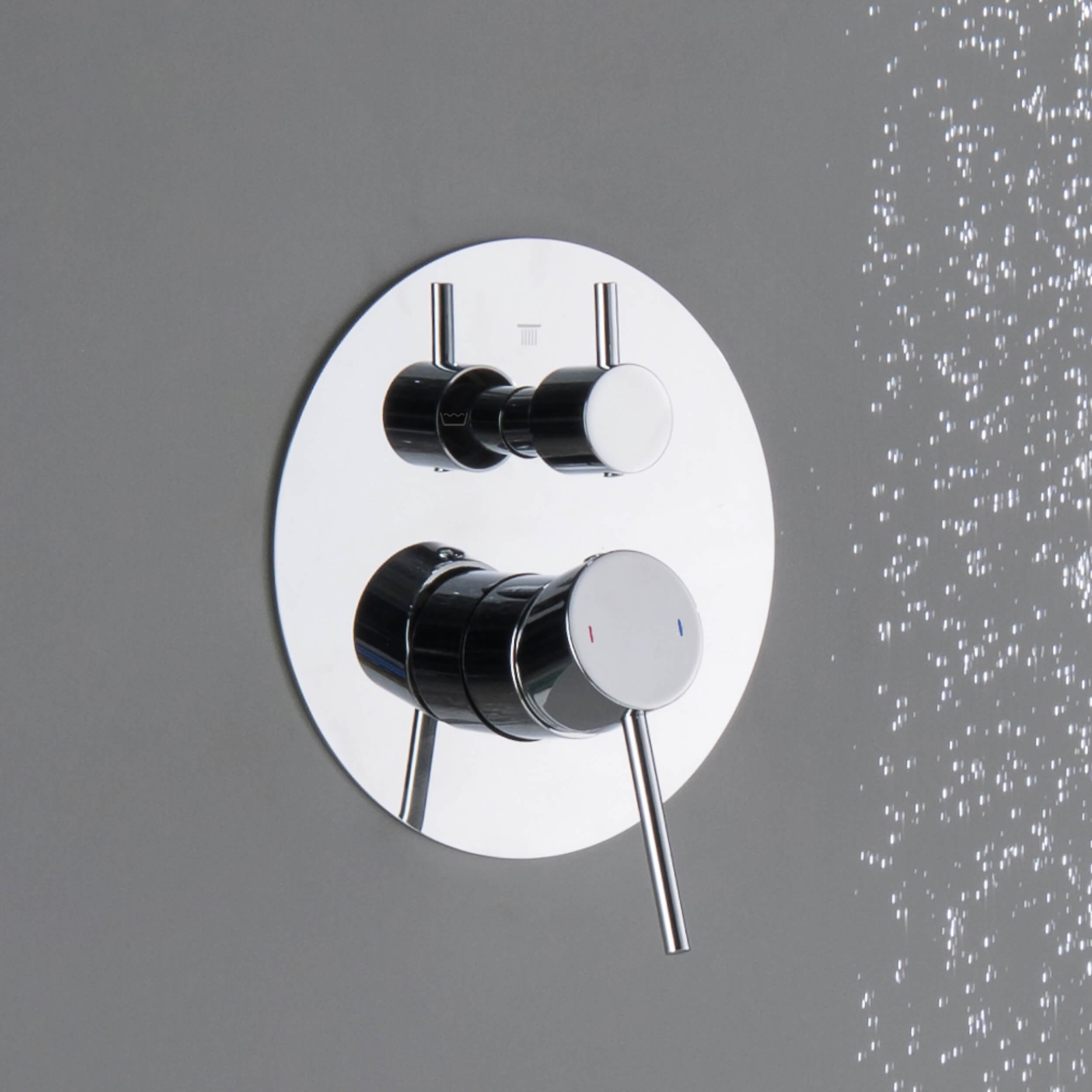 Halo 3 Function Rough-in Valve Trim Plate - SVT1-3