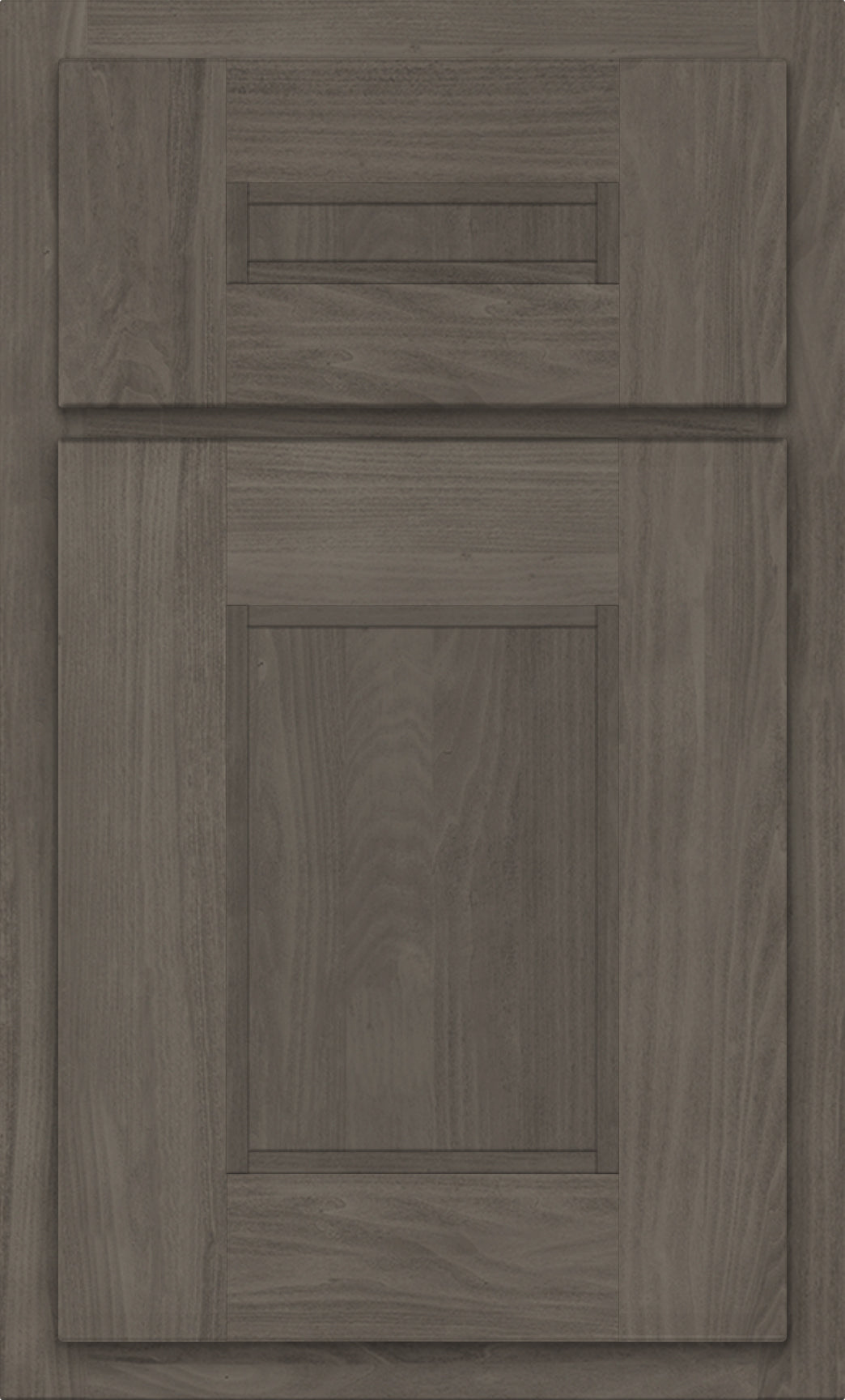 Tahoe Shiloh cabinet door in dark wood finish, showcasing customizable design options for modern kitchens.