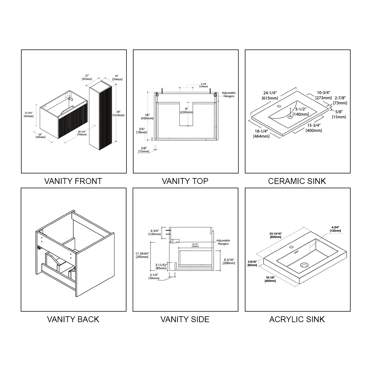 Positano 24″ Vanity