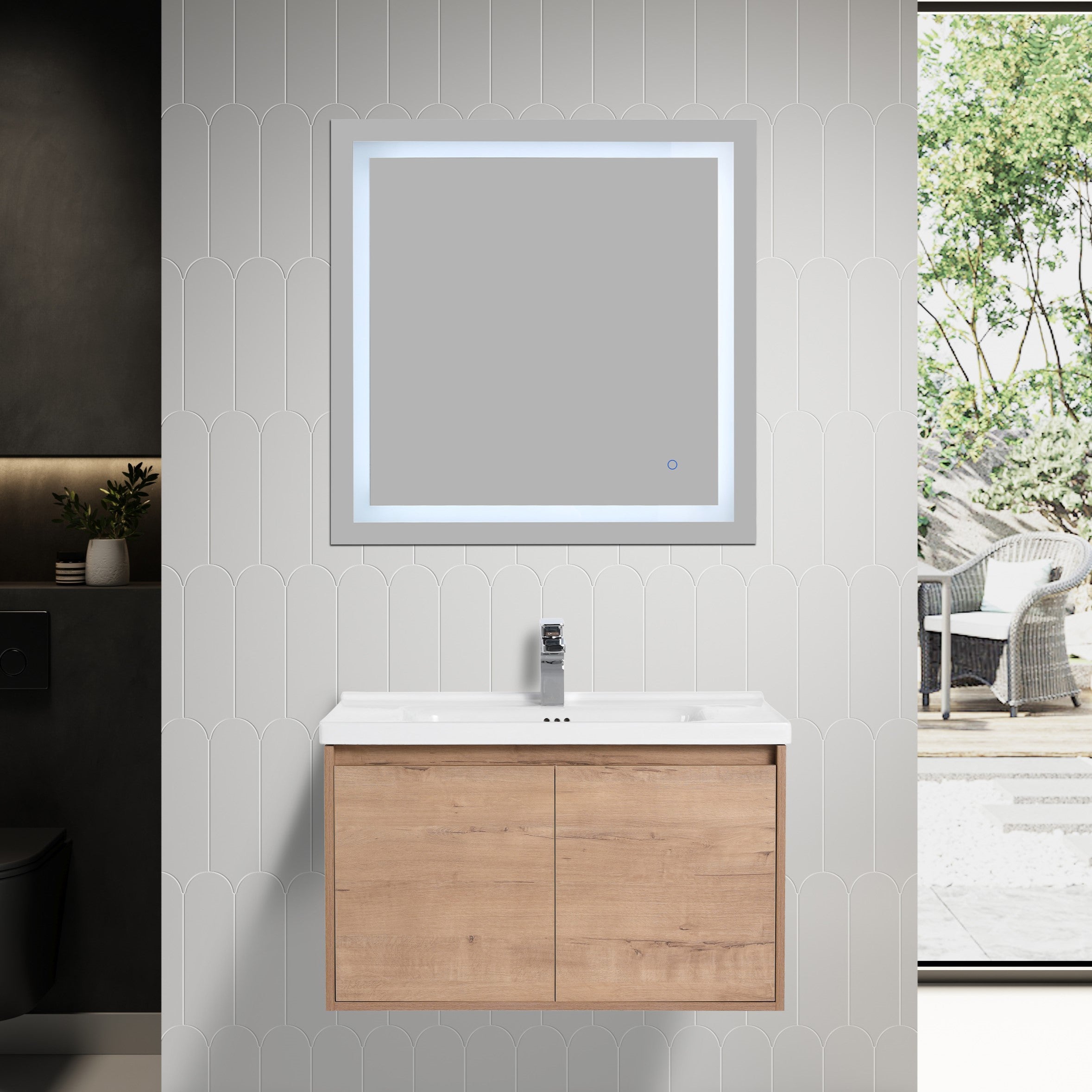 Bern 32″ Vanity With Ceramic Basin
