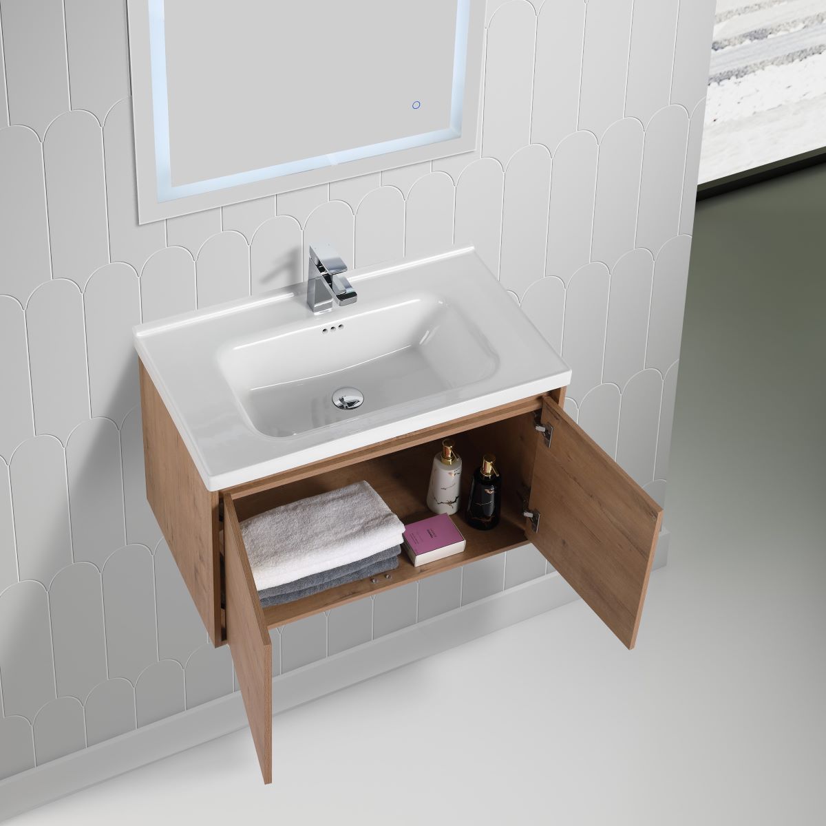 Bern 32″ Vanity With Ceramic Basin