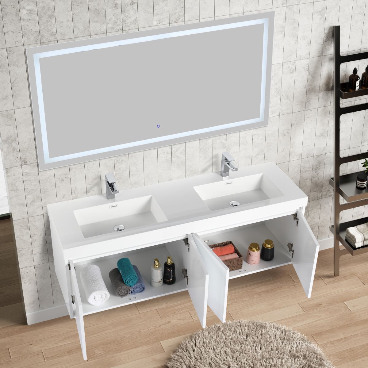 Bern 60″ Double Vanity
