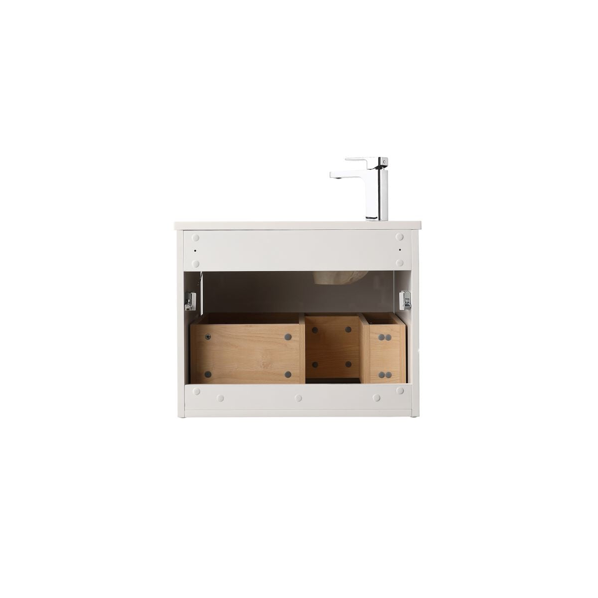 Voyage 24″ Vanity With Droplet-Shaped Basin (LED Illuminated)