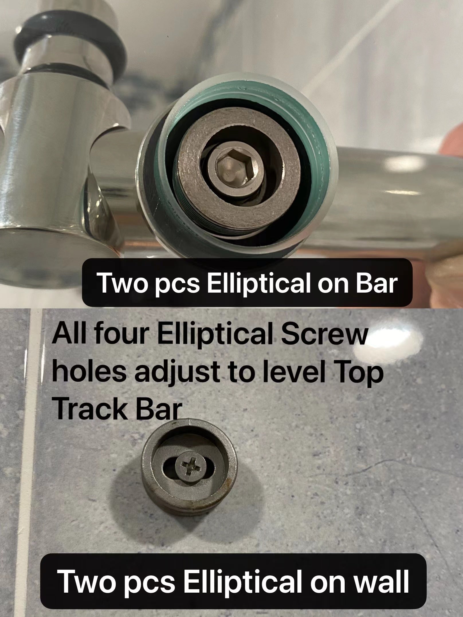 BR01 Joseph Frameless Single Sliding Tub Door with Klearteck Treatment (3/8" Thickness) (Chrome)