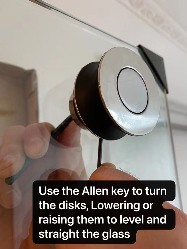 72" BH Series Frameless Single Sliding Shower Door (Brushed Nickel)