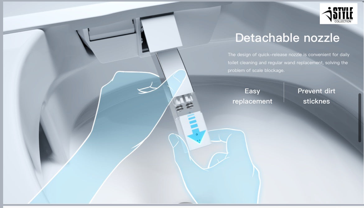 Model-1 Series 7000 US1A Smart Bidet One-Piece Toilet (12" Rough) (Elongated)