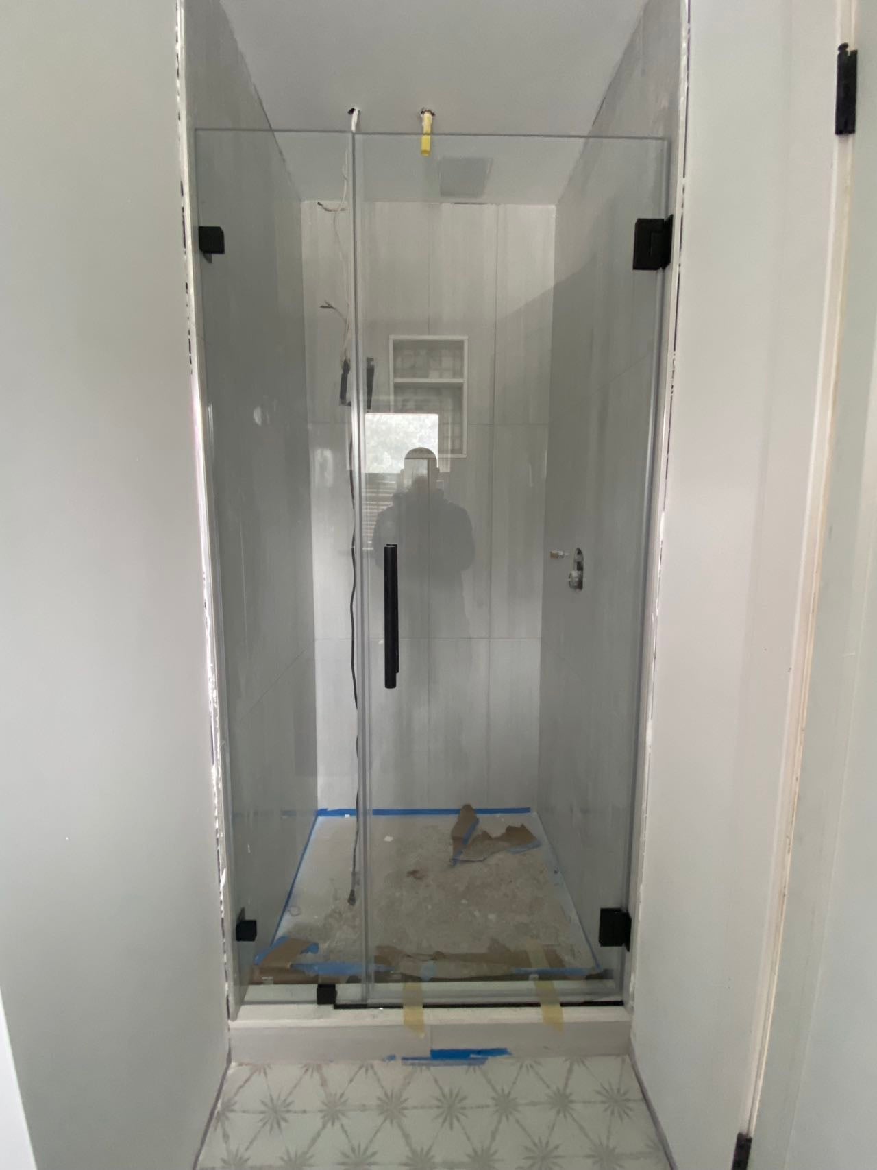 2PC Miko Hinges Door on Wall (Matte Black)