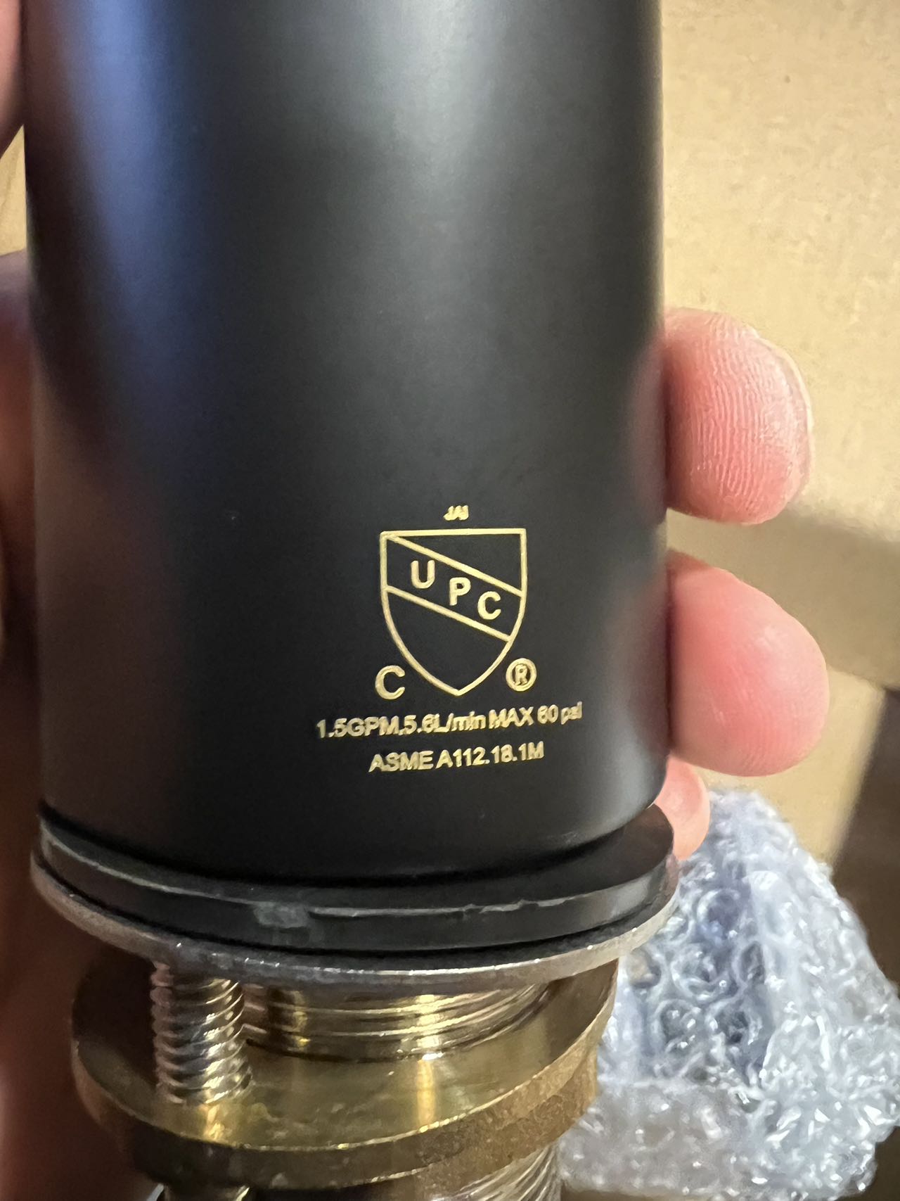 F050 Single Hole Basin Faucet with Pop Up (Matte Black)