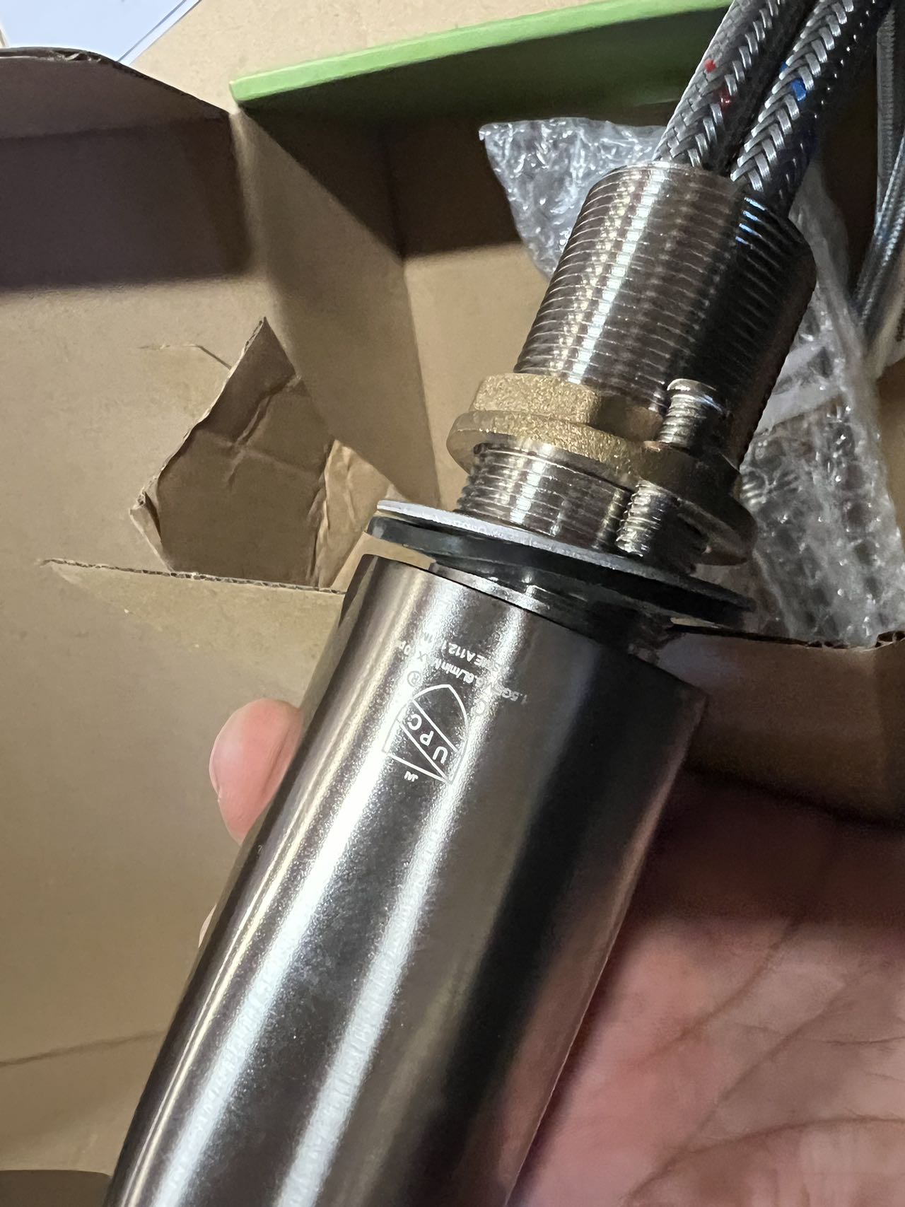 F050 Single Hole Basin Faucet with Pop Up (Brushed Nickel)