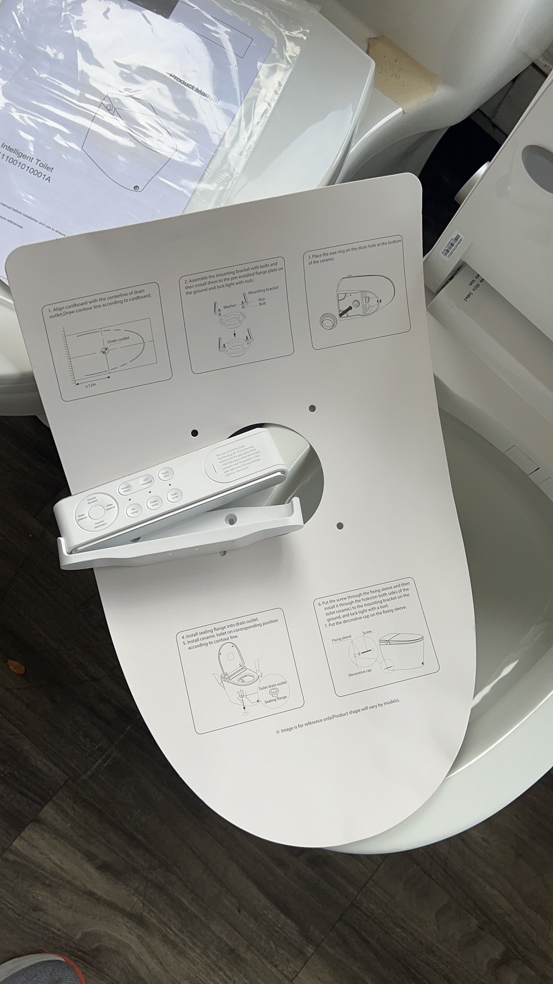 Model-1 Series 7000 US1A Smart Bidet One-Piece Toilet (12" Rough) (Elongated)