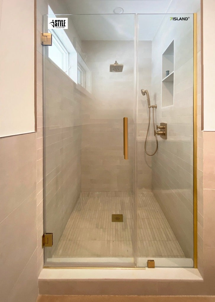 2PC Miko Hinges on Wall (Brushed Gold)