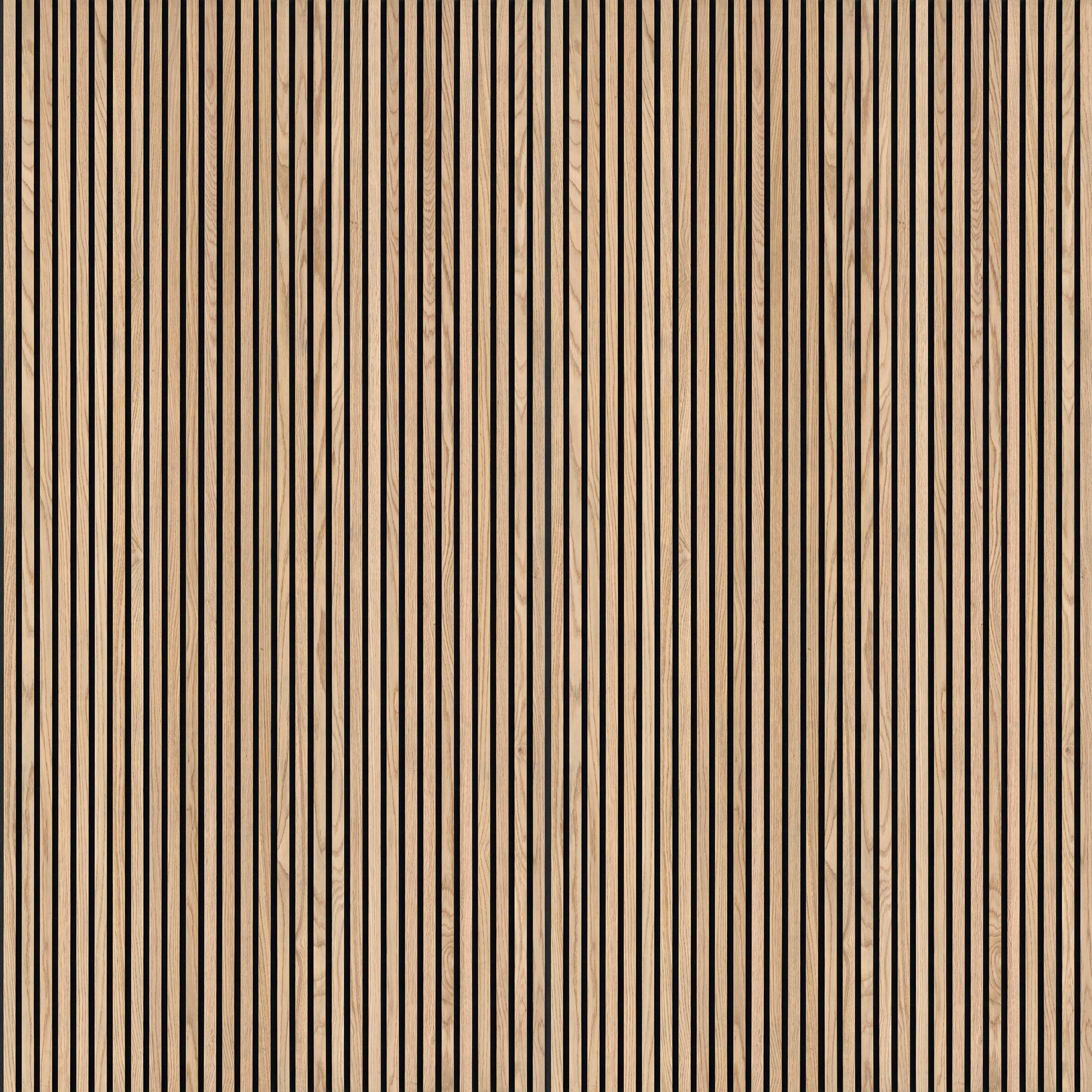 Natural Acoustic Wood Slat Panels