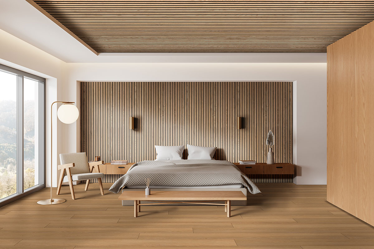 Natural Acoustic Wood Slat Panels