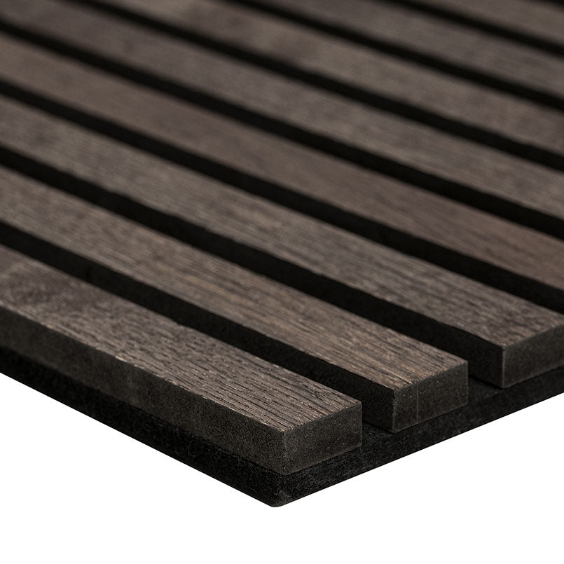 Umber Acoustic Wood Slat Panels