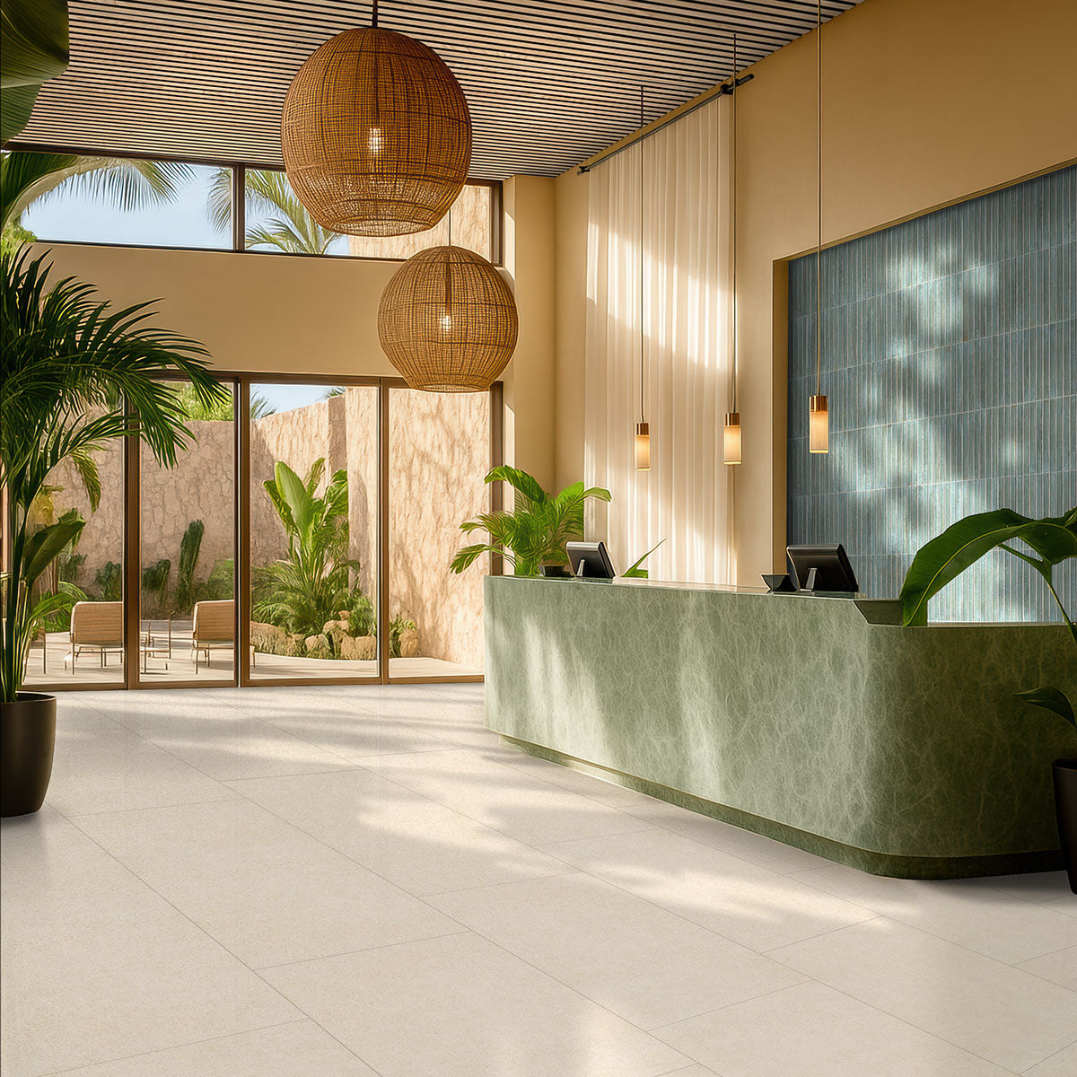 Natural Acoustic Wood Slat Panels