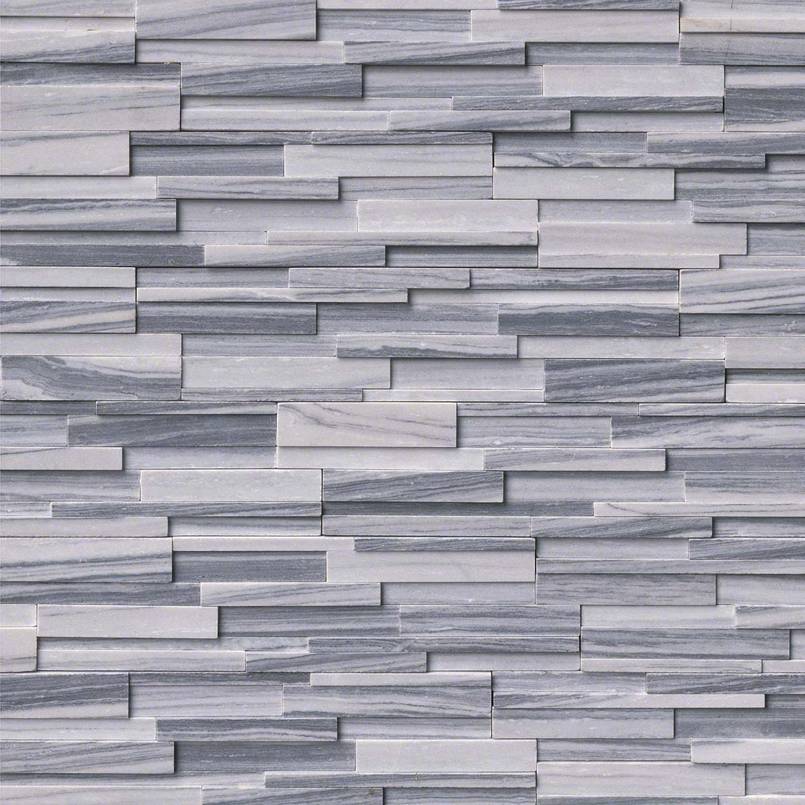RockMount™ Stacked Stone Panels - Alaska Gray 3D Honed