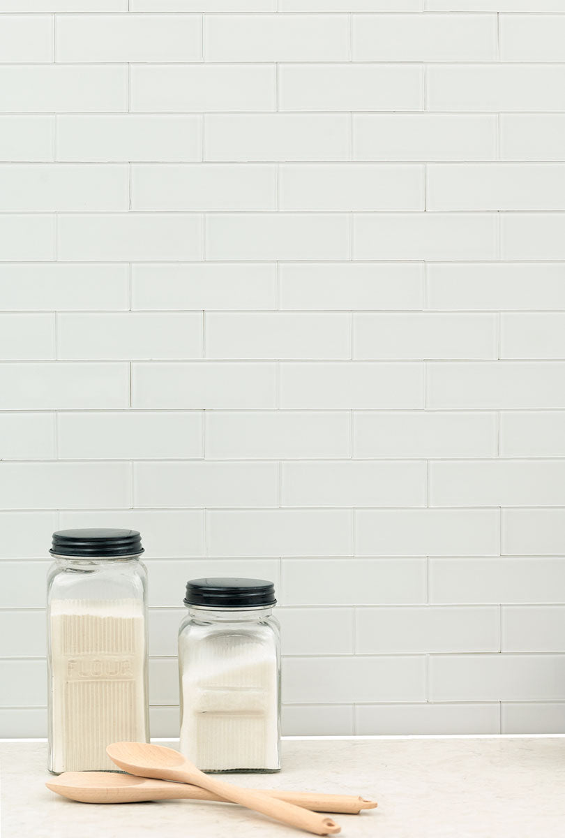 Alpine Ice 2x6 Subway Peel and Stick