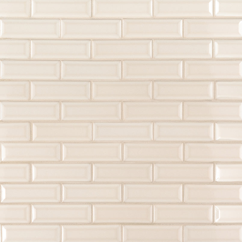 Antique White Beveled Tile