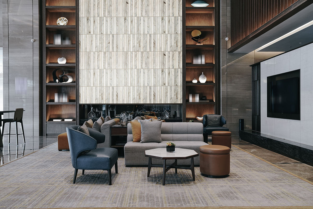 Arabescato Venato White 2x12 Stack Hon