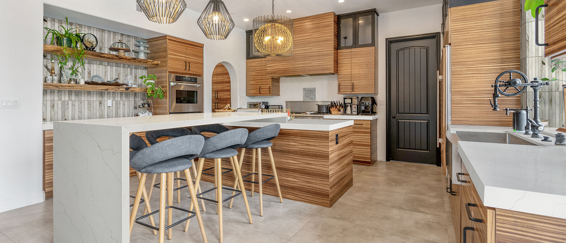 Arabescato Venato White 2x12 Stack Hon