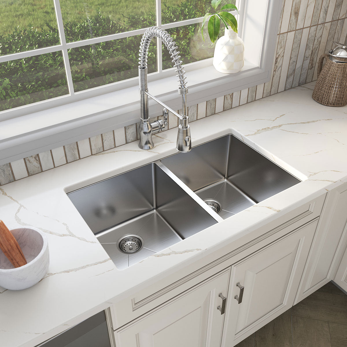 Arabescato Venato White 2x12 Stack Hon