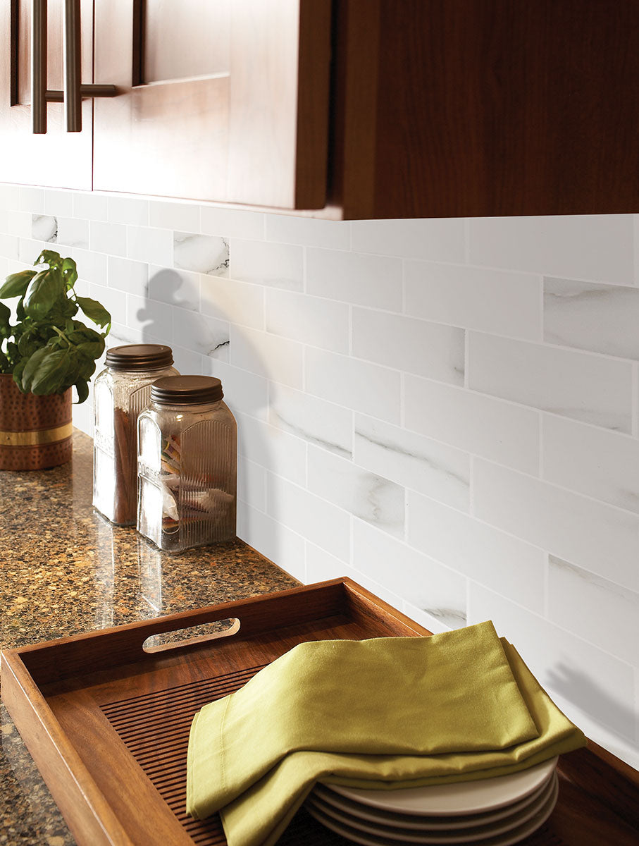 Aria Bianco Subway Tile 2x4