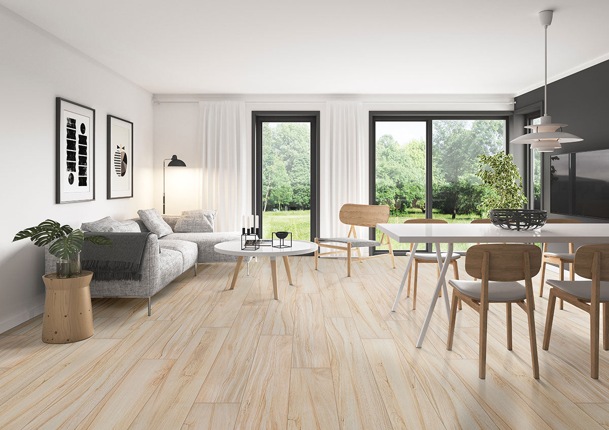 Artic Aspenwood Porcelain Wood Look Tile