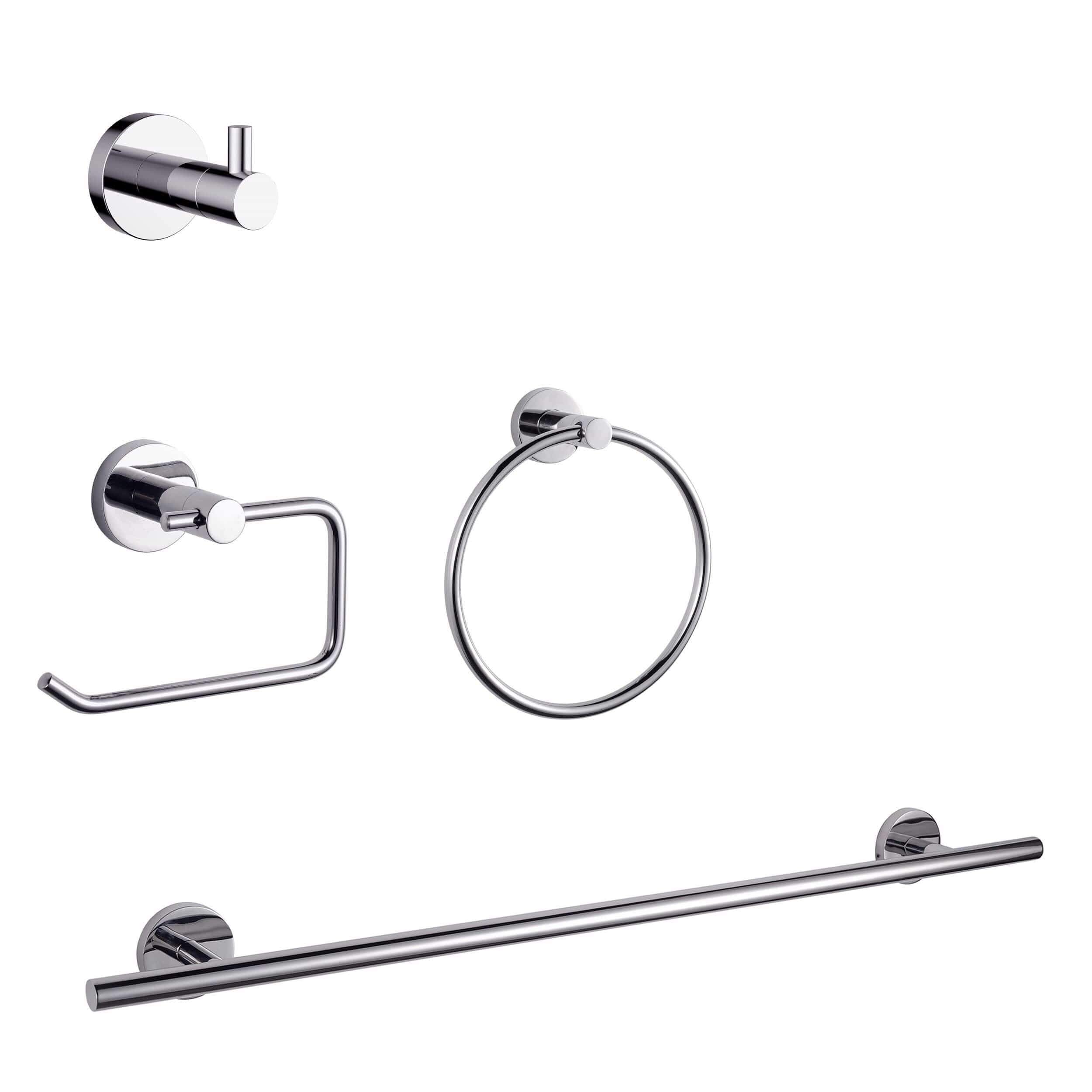 St. Marys Stainless Steel 5 Piece Bathroom Accessory Set
