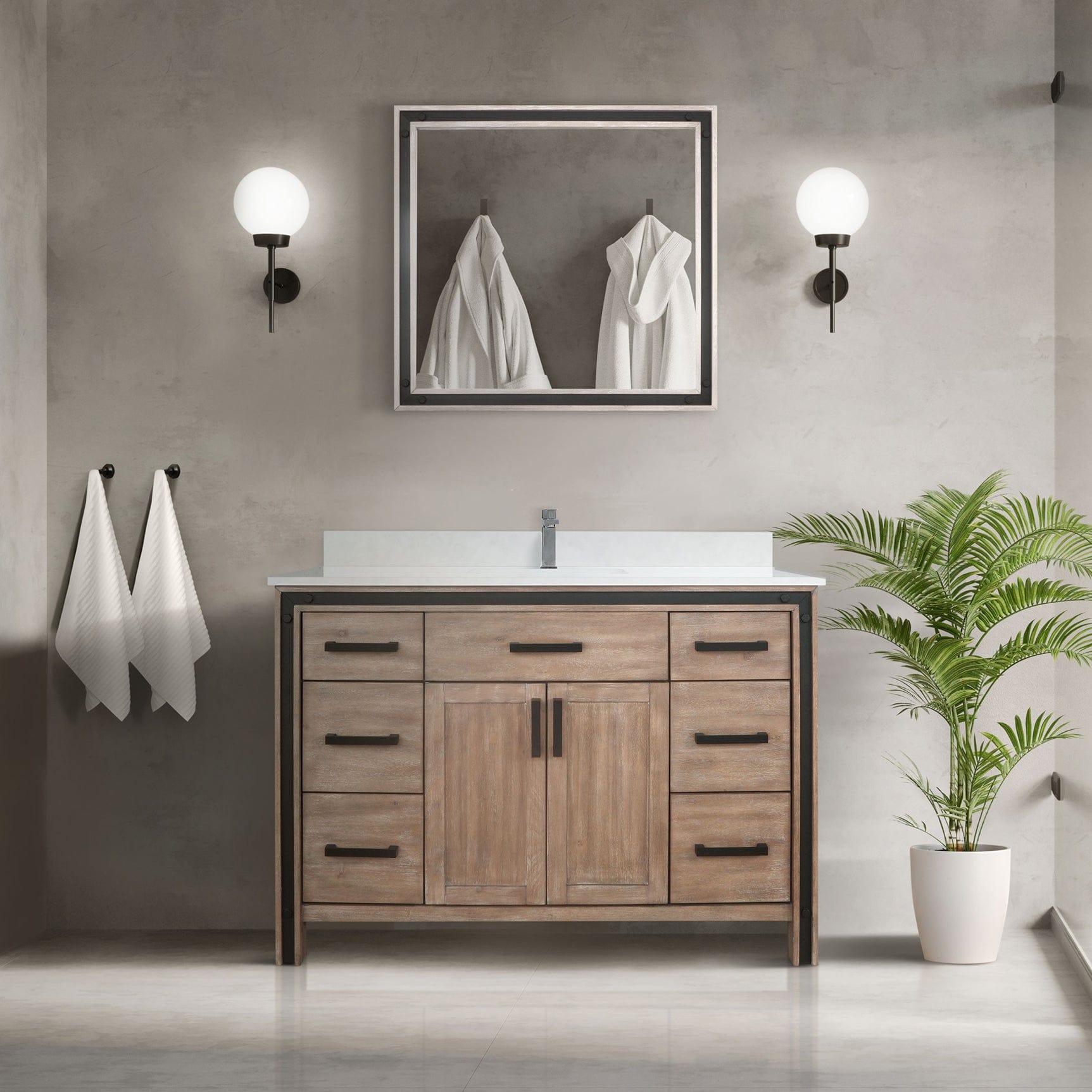 Ziva 48" x 22" Single Bath Vanity