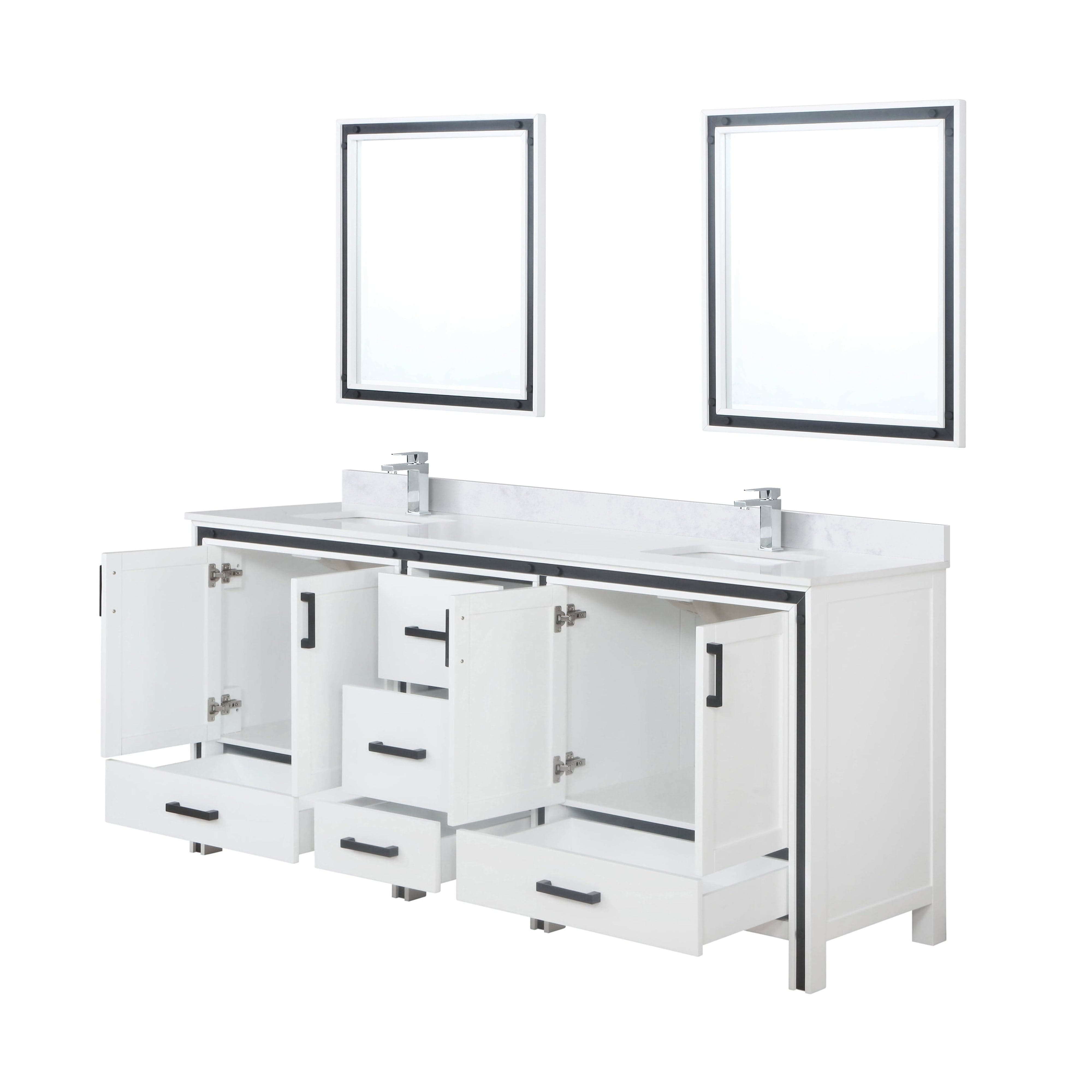 Ziva 80" x 22" Double Bath Vanity