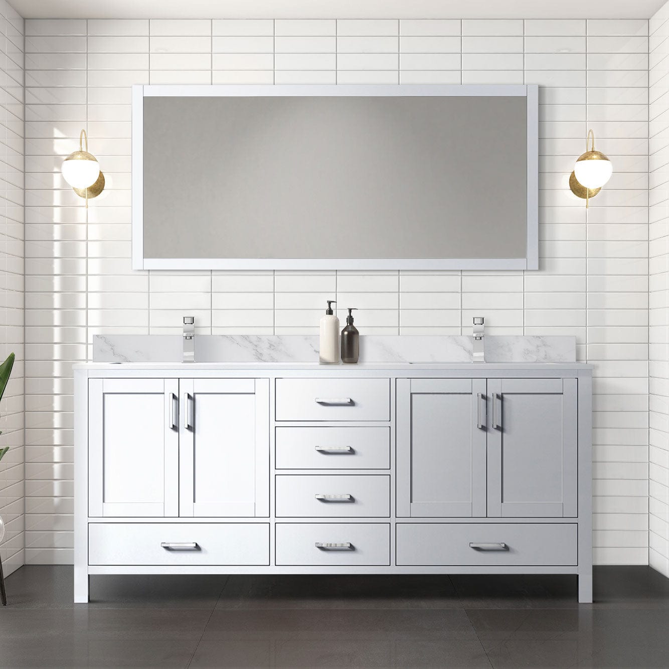 Jacques 72" x 22" Double Bath Vanity