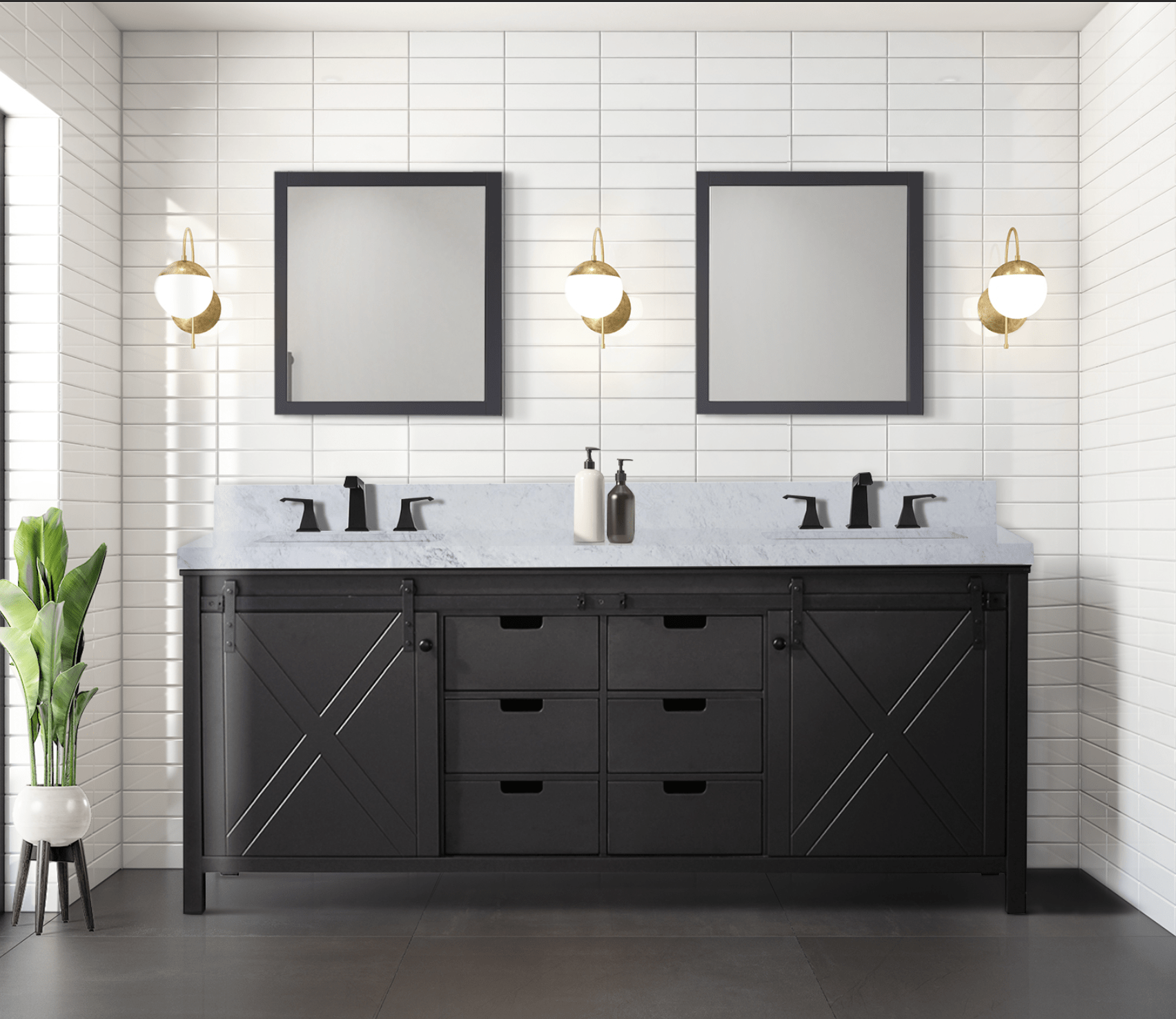 Marsyas 80" x 22" Double Bath Vanity