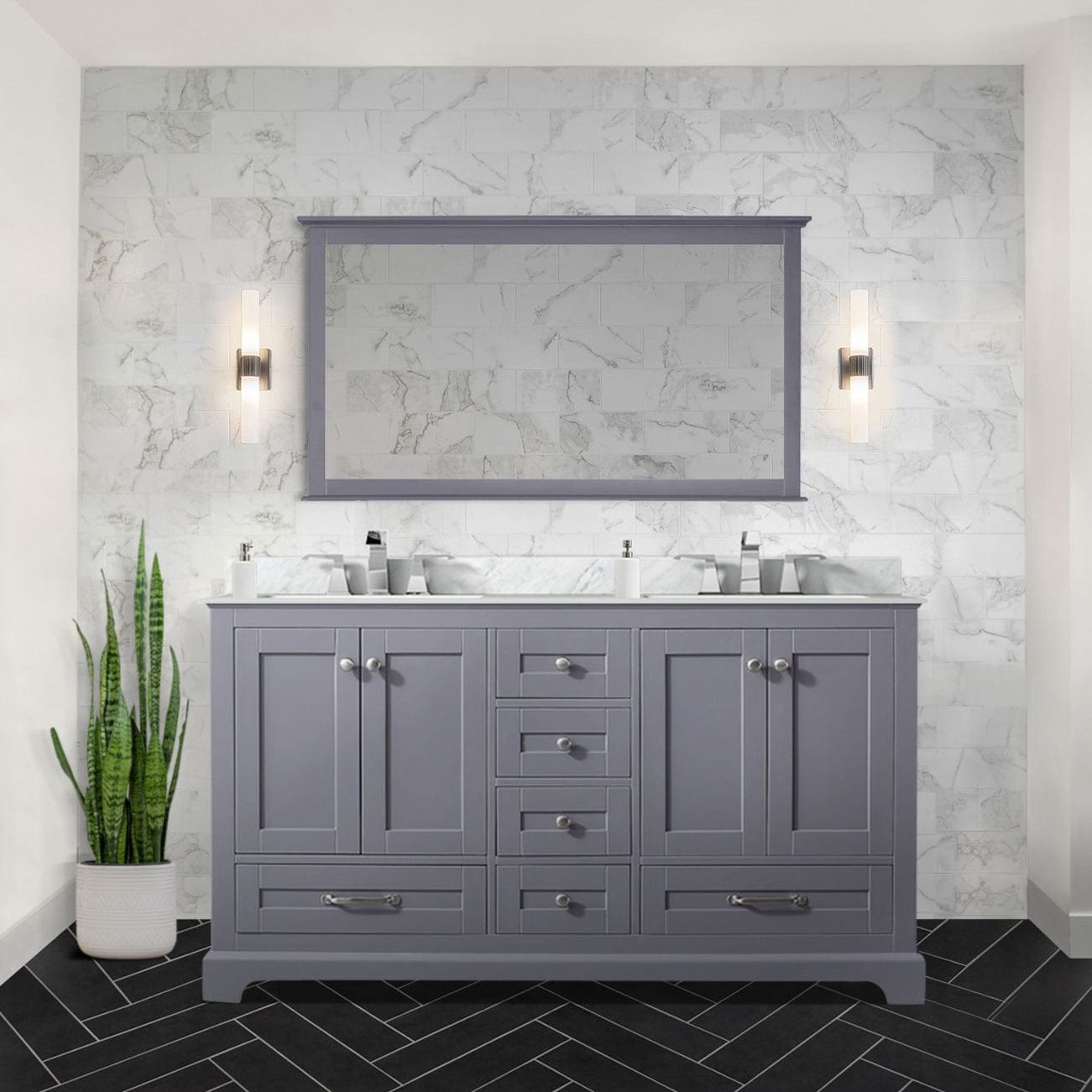 Dukes 60" x 22" Double Bath Vanity